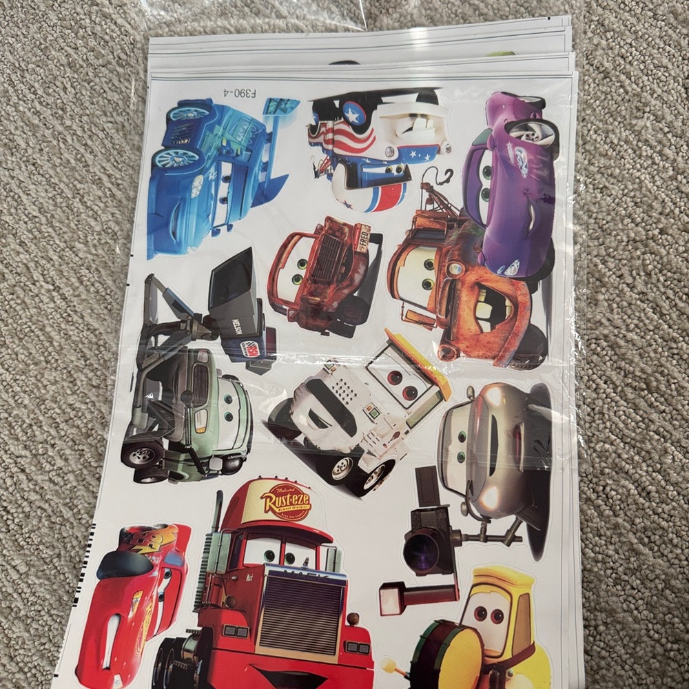 Disney Cars Character Stickers
